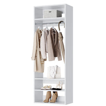 Hanging Closet System: All-Wood, Looks Fabulous, Great Price